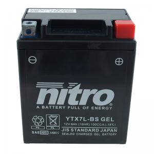 Nitro Batteri (YTX7L-BS GEL)