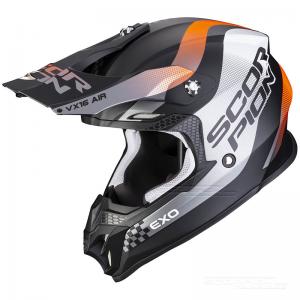 Scorpion VX-16 EVO AIR (Soul) Mattsvart-Orange