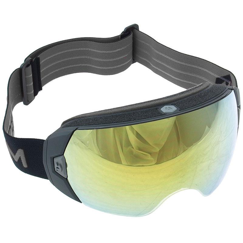Abom imfria skidglasögon Goggles (Heet) Gold Rush Mirror, Svart/Grå
