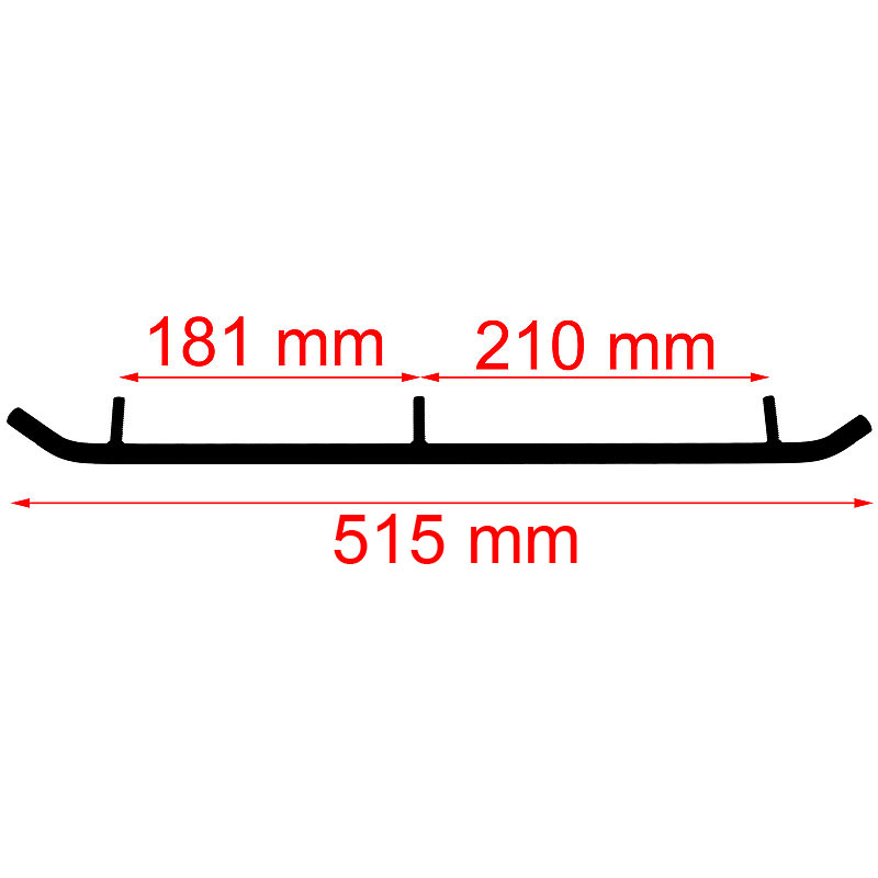 ACS Powersports Styrskena, Styrstl (Utan karbid)