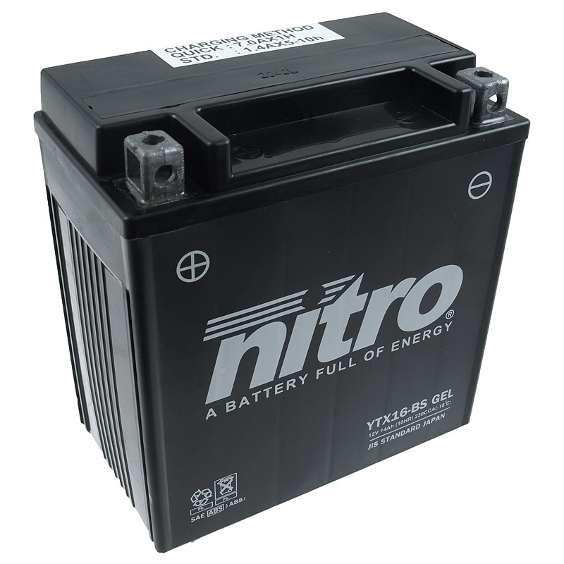 Nitro Batteri (YTX16-BS) GEL