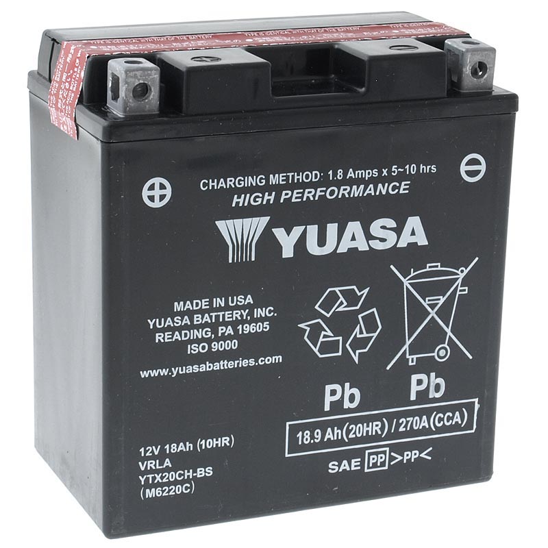 Yuasa Batteri AGM (YTX20CH-BS)