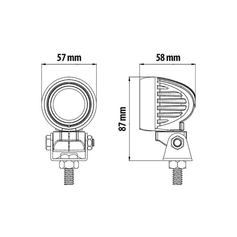 Lampa LED-spot (Cyclops-Round)