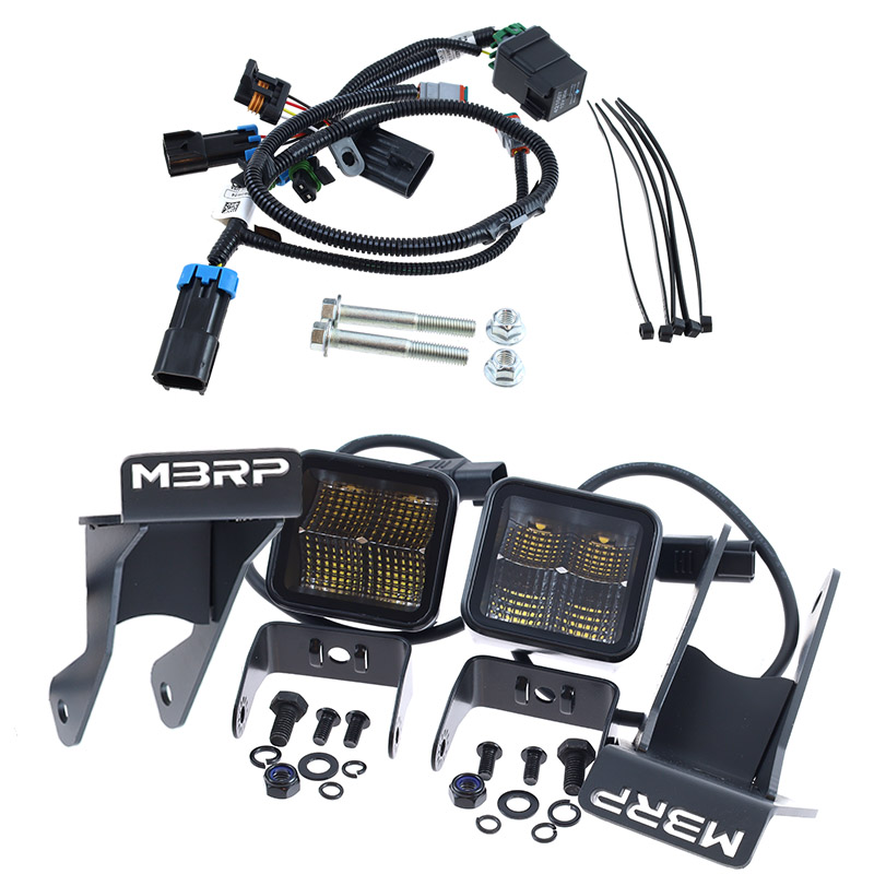 MBRP Extra ljus (flood kit) Polaris Trail