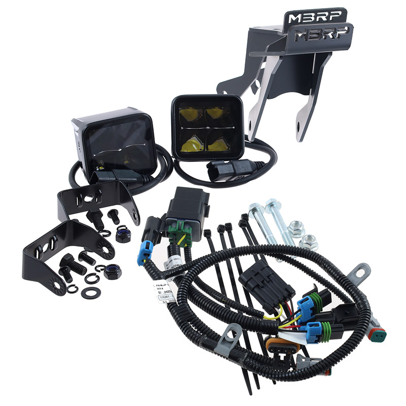 MBRP Extra ljus (spot kit) Polaris Trail