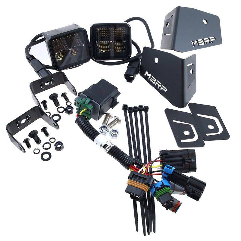 MBRP Extra ljus (flood kit) Polaris RMK
