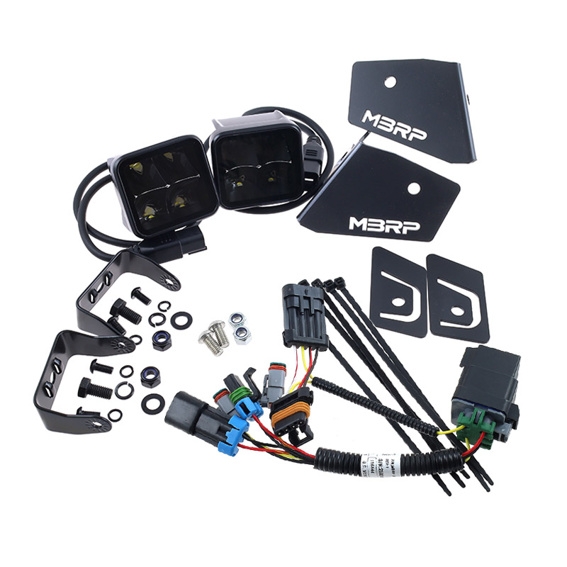 MBRP Extra ljus (spot kit) Polaris RMK