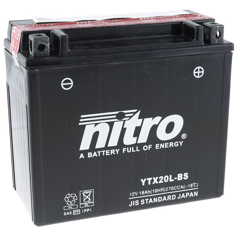 Nitro Batteri AGM (YTX20L-BS)