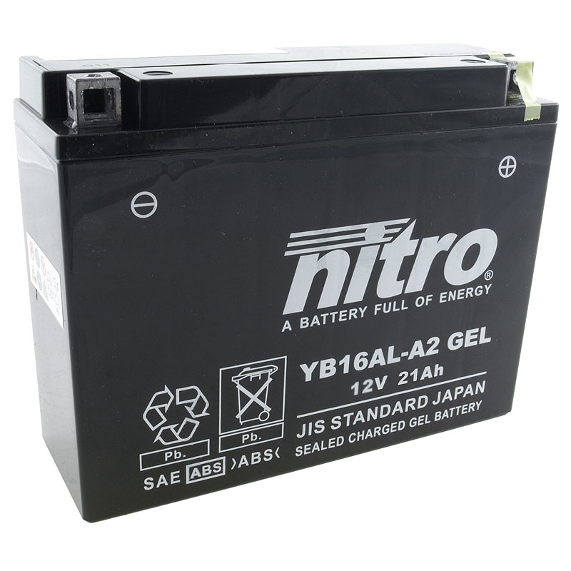 Nitro Batteri (YB16AL-A2) GEL