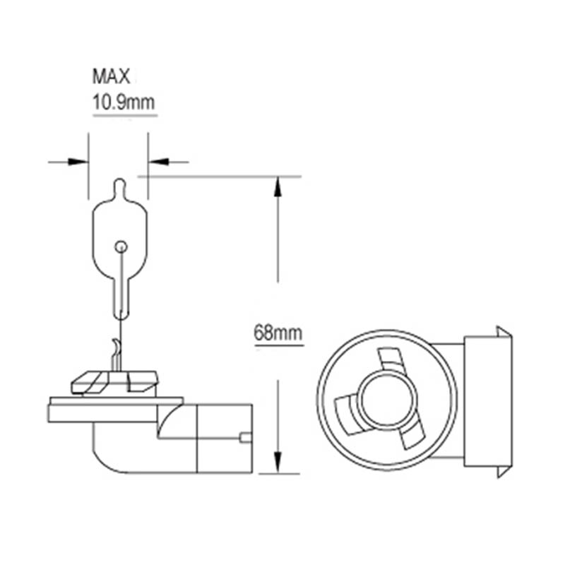 SP1 Halogenlampa 894 (PGJ13) 37.5W