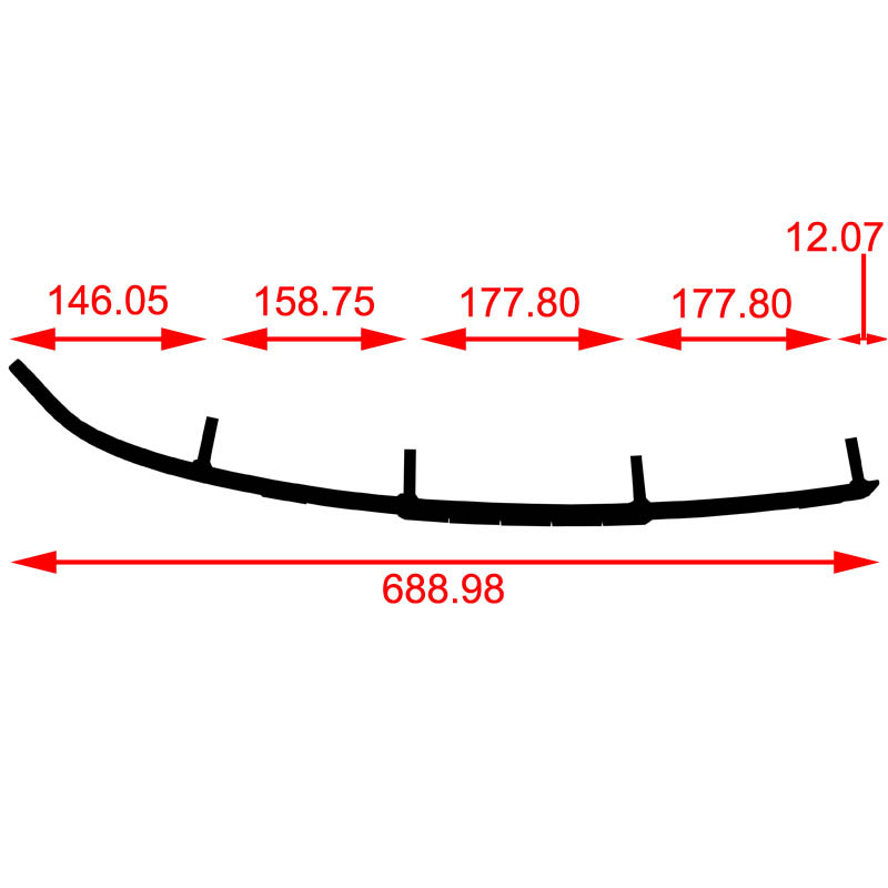 Stud Boy Styrskena, Styrstl (Round) AccuTrak Single Wearbar