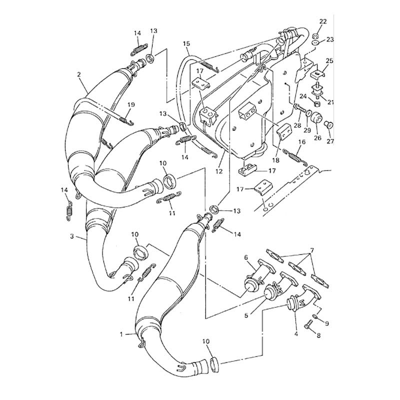 Yamaha Avgasttning (8DF146230000)