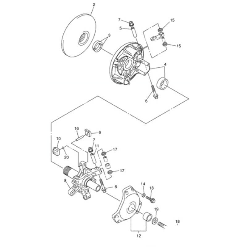 Yamaha Rep.sats, Primrvariator (8ESW176G1200)