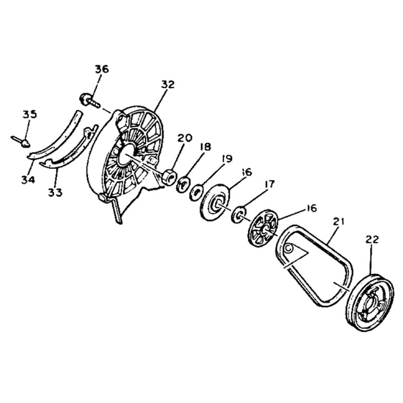 Yamaha Flktremsskiva (8H8126190100)