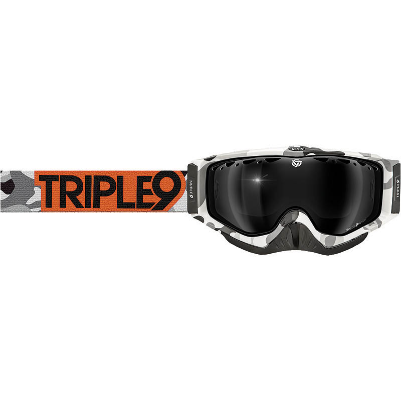 Triple 9 Optics Goggles (Switch) Camo/Orange