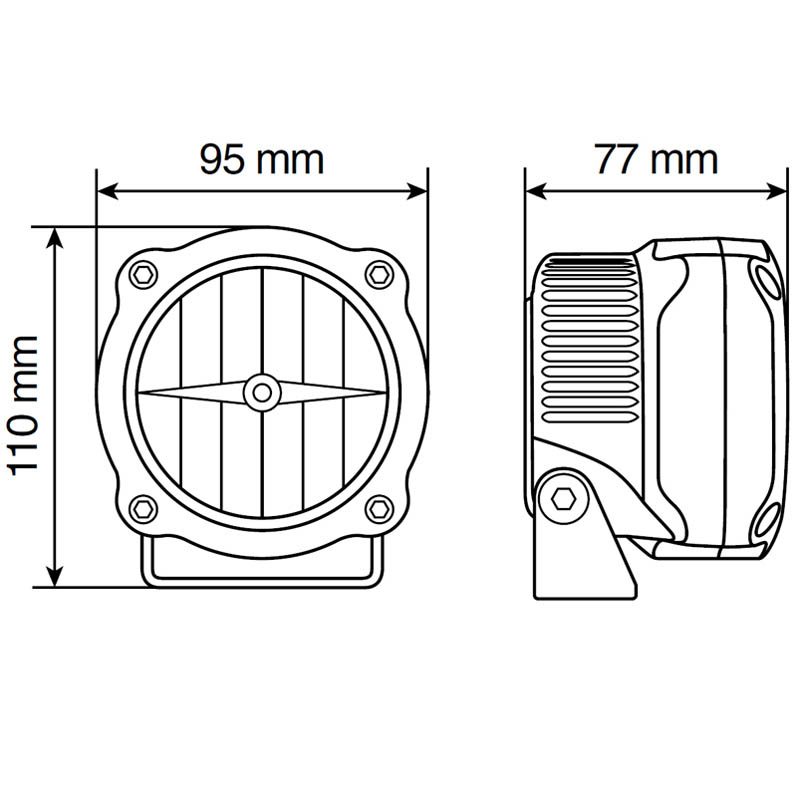 Lampa Dimljus (LED)