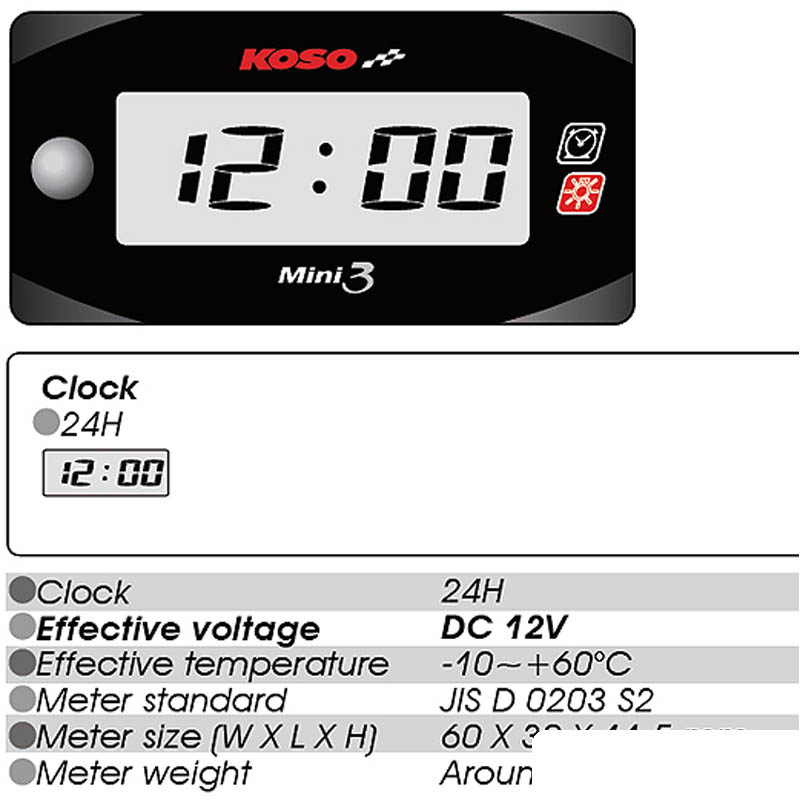 Koso Klocka (Mini 3)