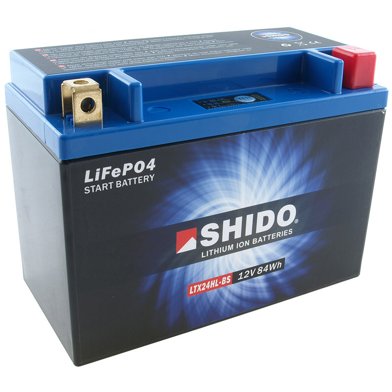 Shido Litiumbatteri (LTX24HL-BS)