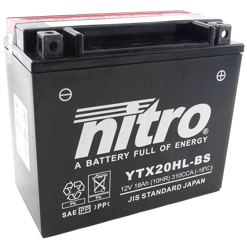 Nitro Batteri AGM (YTX20HL-BS)
