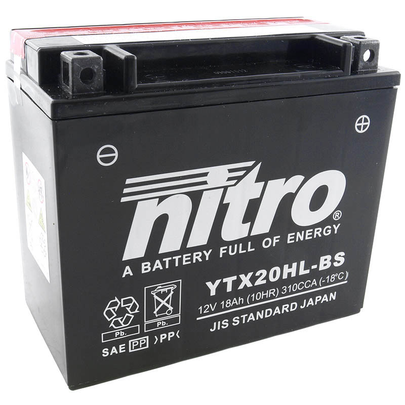 NITRO Batterie YTX9-BS AGM av.dose acid