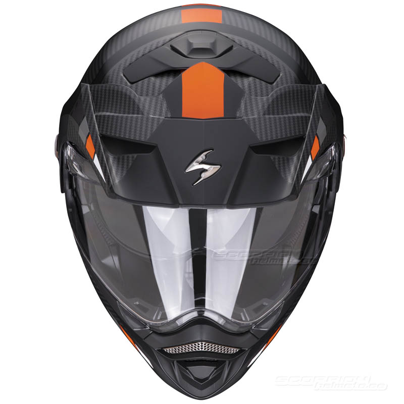 Scorpion ADX-2 Hjälm (Camino) Mattsvart, Silver, Orange
