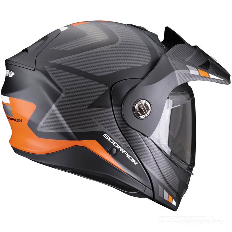 Scorpion ADX-2 Hjälm (Camino) Mattsvart, Silver, Orange