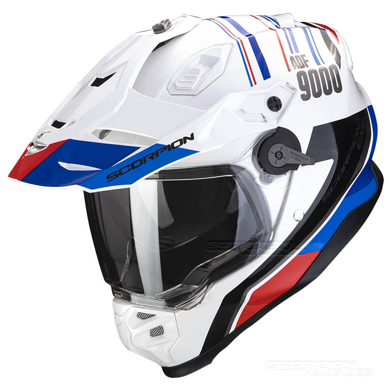 Scorpion ADF-9000 AIR (Desert) Vit-Blå-Röd