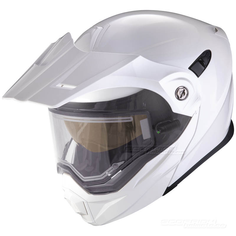 Scorpion ADX-1 Snöskoterhjälm (Solid) Pärlvit