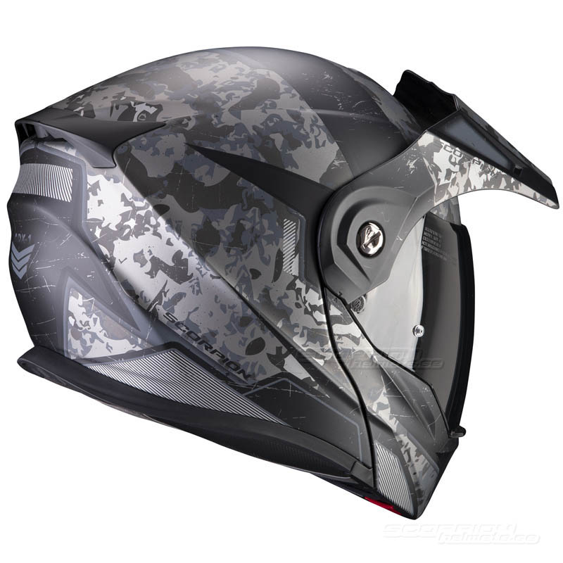 Scorpion ADX-1 Winter (Battleflage) Svart, Silver