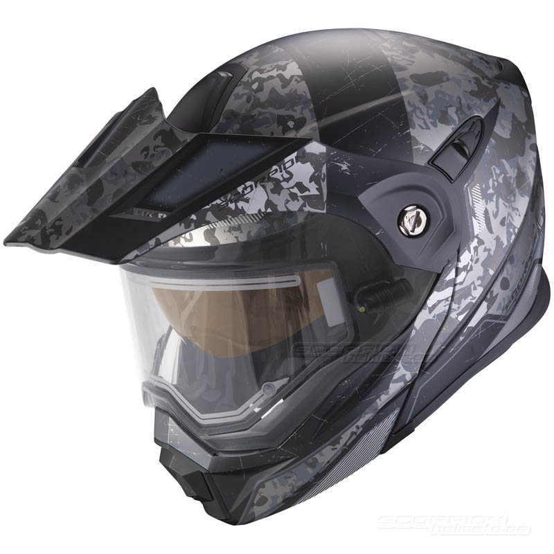 Scorpion ADX-1 Winter (Battleflage) Svart, Silver