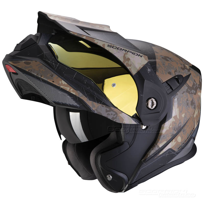 Scorpion ADX-1 Snöskoterhjälm (Battleflage) (Sista storleken S)