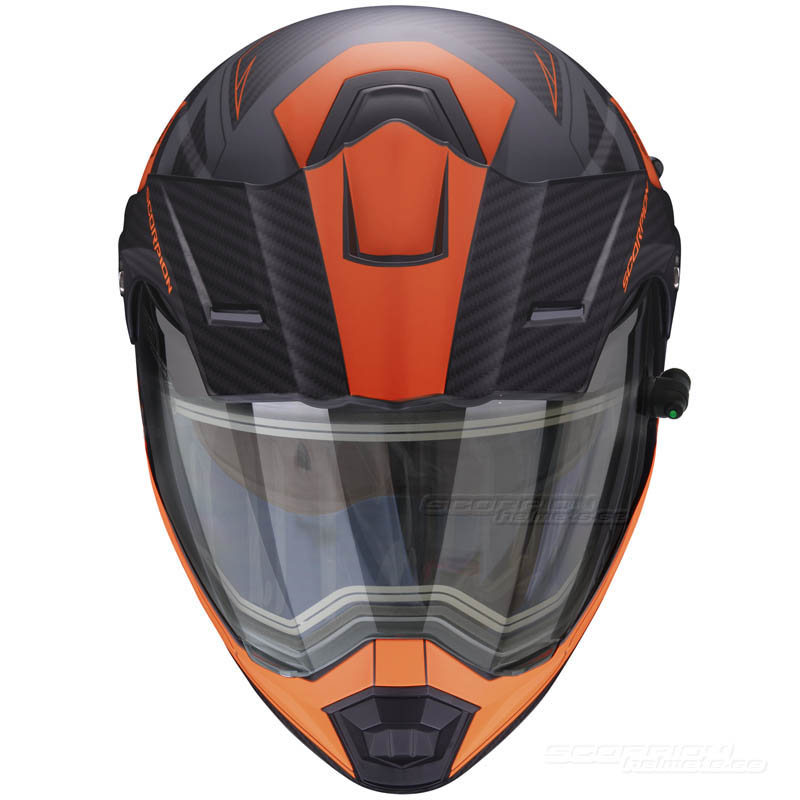 Scorpion ADX-1 Snöskoterhjälm (Tucson) Mattsvart, Orange