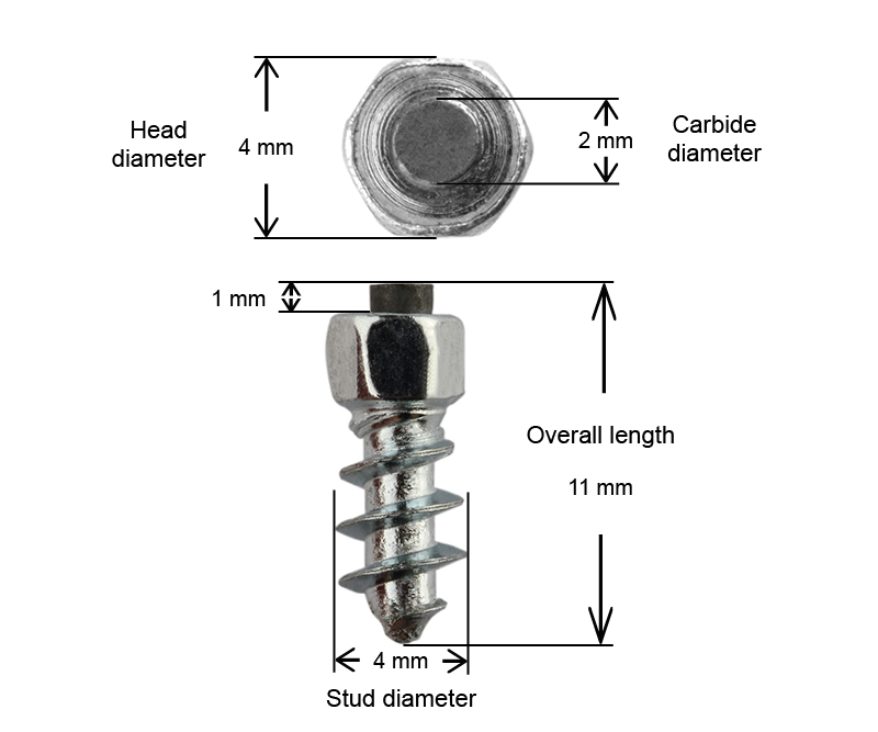 iGrip Skruvdubb (ST) 11 mm