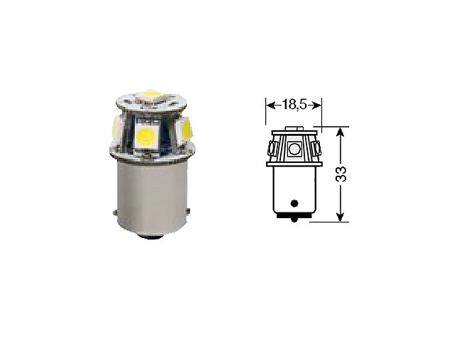 Lampa LED-Lampa (BA15s)